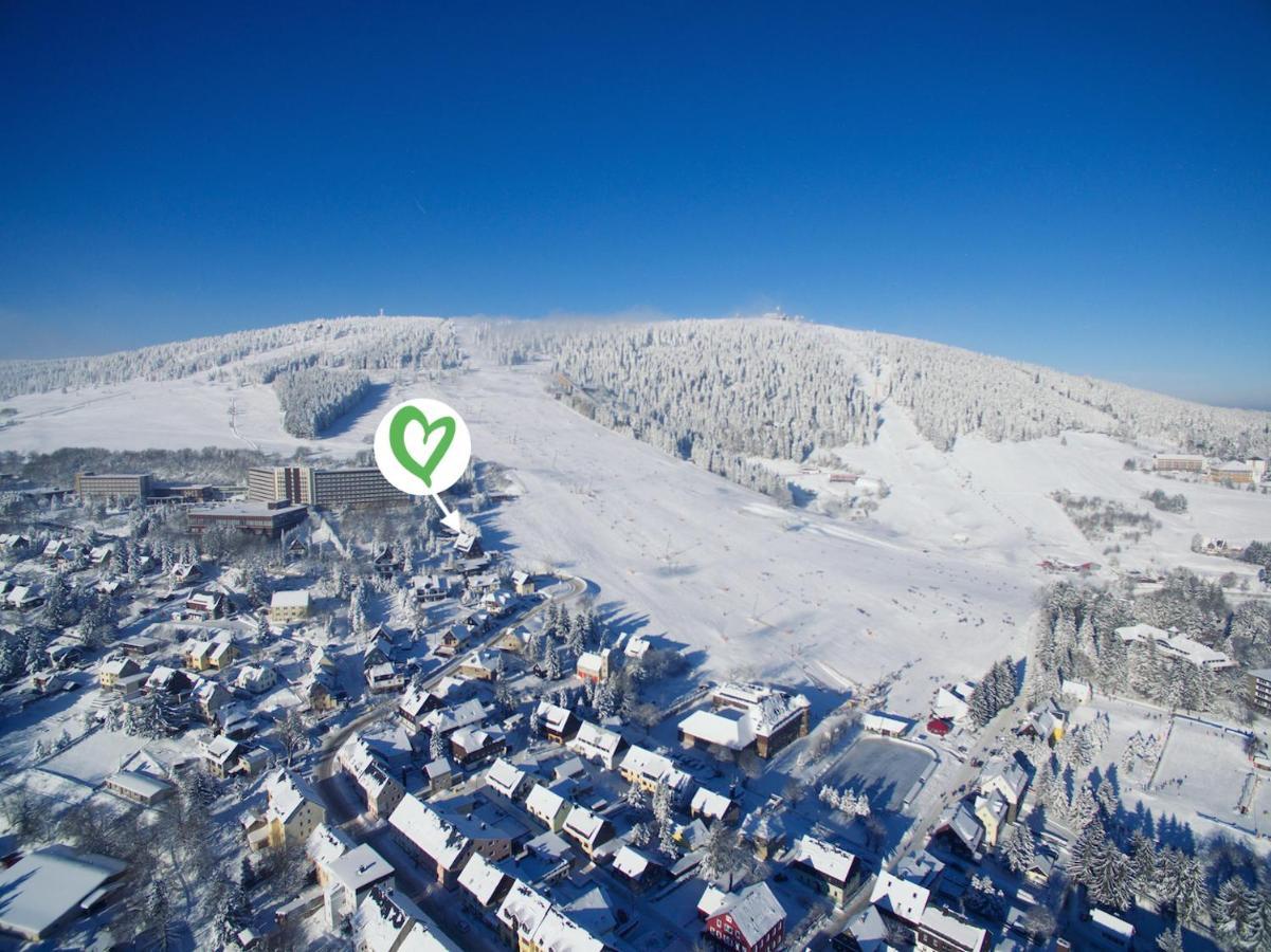 Haus Am Berg - Pension Direkt Am Skihang Oberwiesenthal Eksteriør bilde