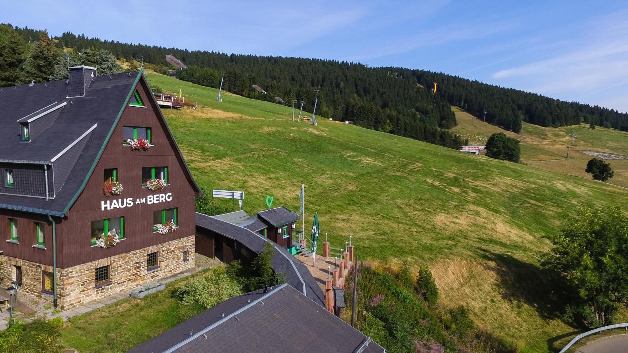 Haus Am Berg - Pension Direkt Am Skihang Oberwiesenthal Eksteriør bilde